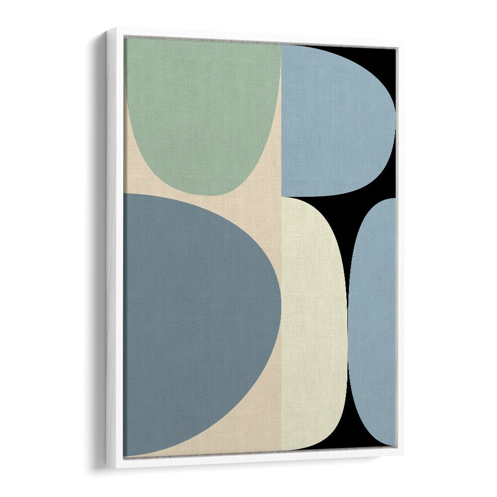 Mid Century Pastel Xvii By Ana Rut Bre Abstract Art Abstract Wall Art in White Floater Frame