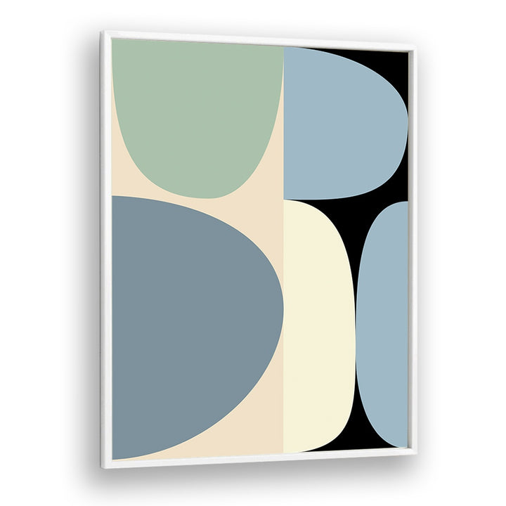 Mid Century Pastel Xvii By Ana Rut Bre Abstract Art Abstract Wall Art in White Plain Frame