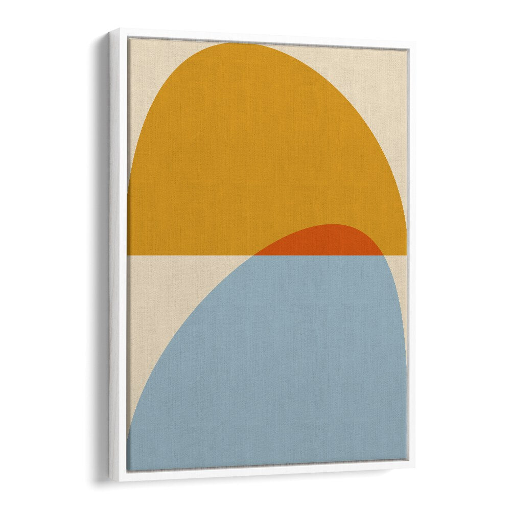 Mid Century Pastel Xviii By Ana Rut Bre Abstract Art Abstract Wall Art in White Floater Frame