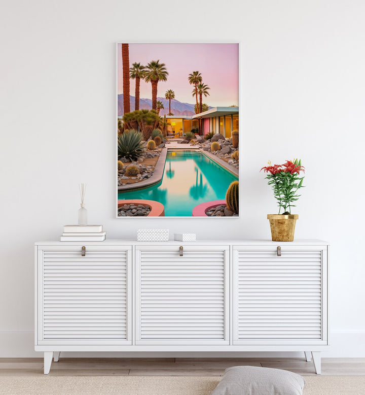Stylish MID-CENTURY MAGIC, BEACH PAINTINGS enhance modern spaces with timeless design and vibrant colors.