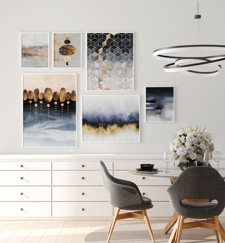 MIDNIGHT GOLD  GALLERY WALL , GALLERY WALLS & SETS