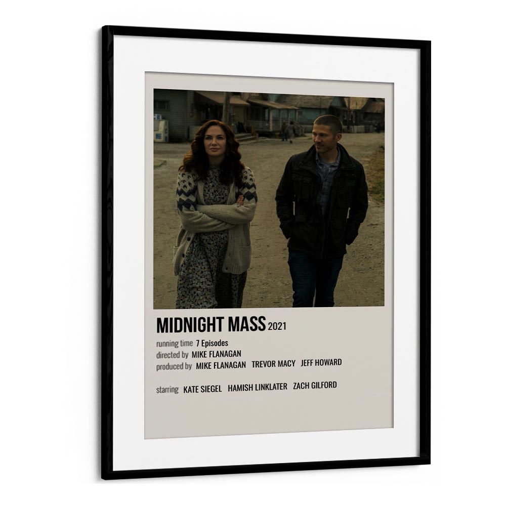 Midnight Mass 2021 Movie Posters in Black Frame With Mount