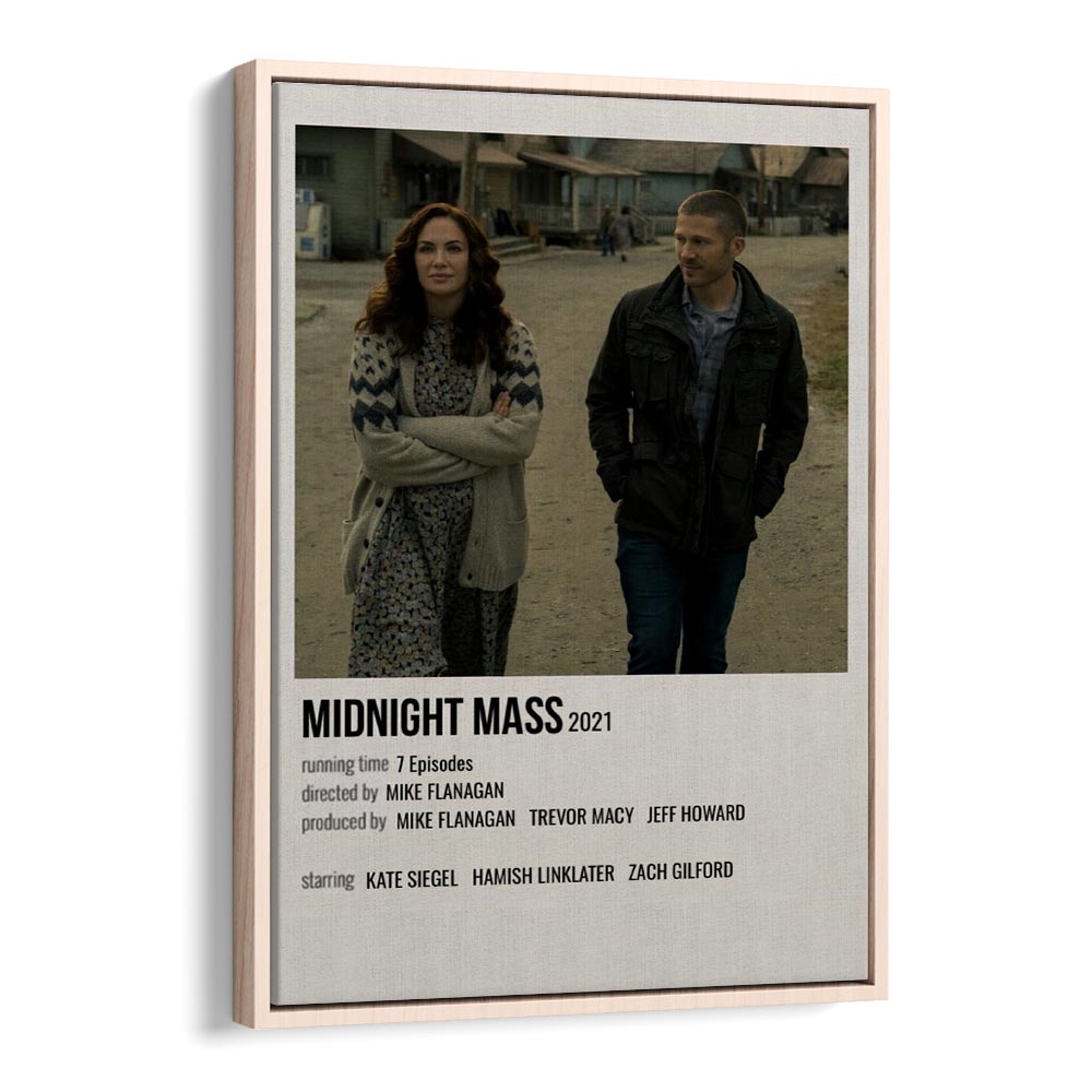 Midnight Mass 2021 Movie Posters in Oak Wood Floater Frame