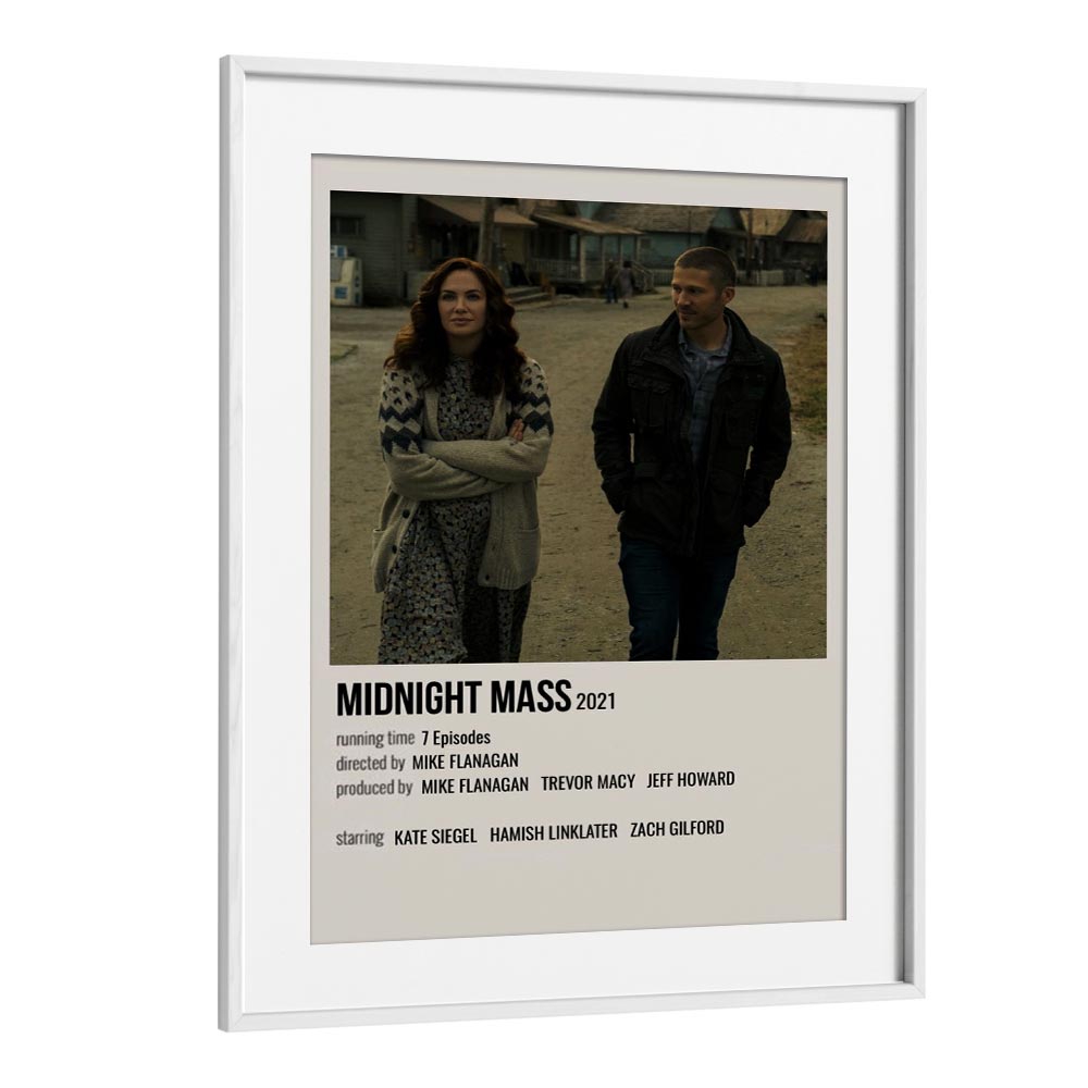 Midnight Mass 2021 Movie Posters in White Frame With Mount