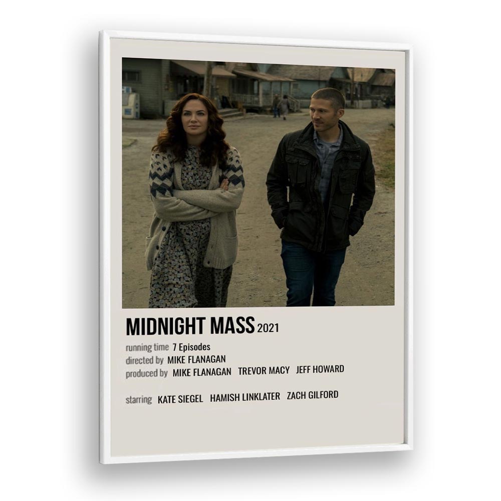 Midnight Mass 2021 Movie Posters in White Plain Frame