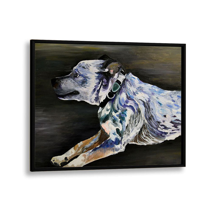 Mika By Key And Sea Creative Art Print in Black Plain Frame