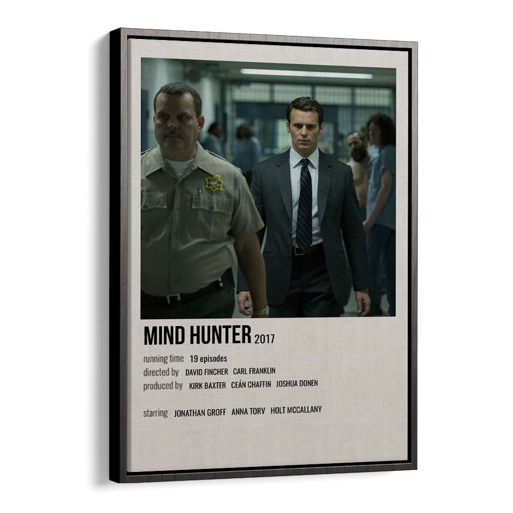Mind Hunter 2017 Movie Posters in Black Floater Frame