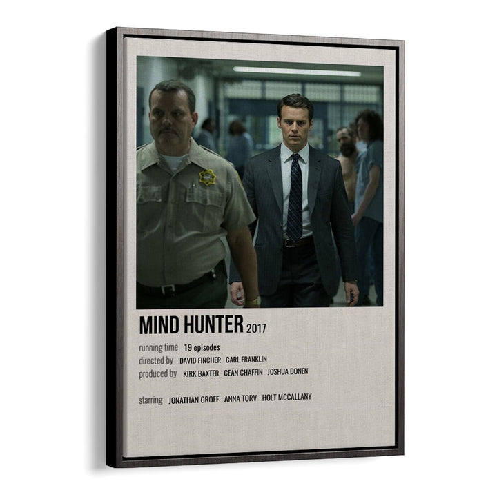 Mind Hunter 2017 Movie Posters in Black Floater Frame