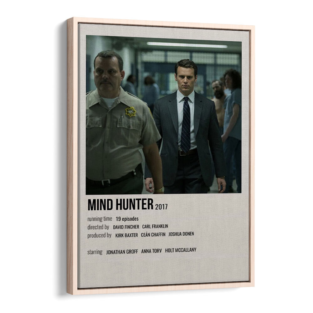 Mind Hunter 2017 Movie Posters in Oak Wood Floater Frame