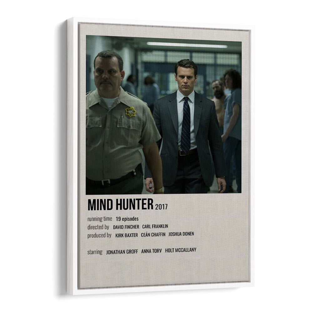 Mind Hunter 2017 Movie Posters in White Floater Frame