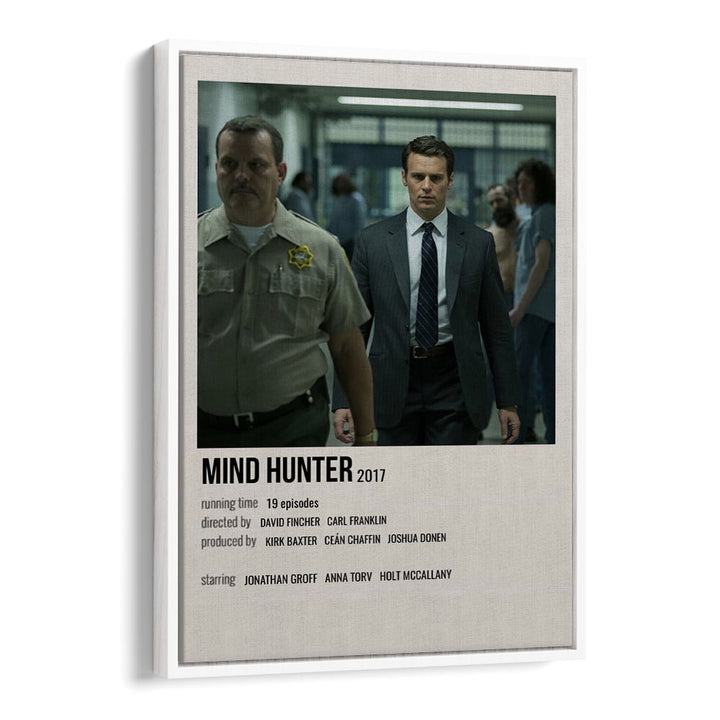 Mind Hunter 2017 Movie Posters in White Floater Frame
