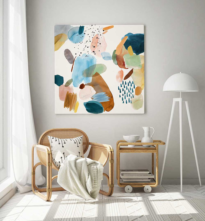 MINERAL MODERN ABSTRACT BRUSHSTROKES , ABSTRACT PAINTINGS