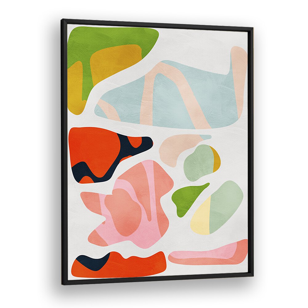 Minimal Cut Out By Ana Rut Bre Landscape Art Prints in Black Plain Frame