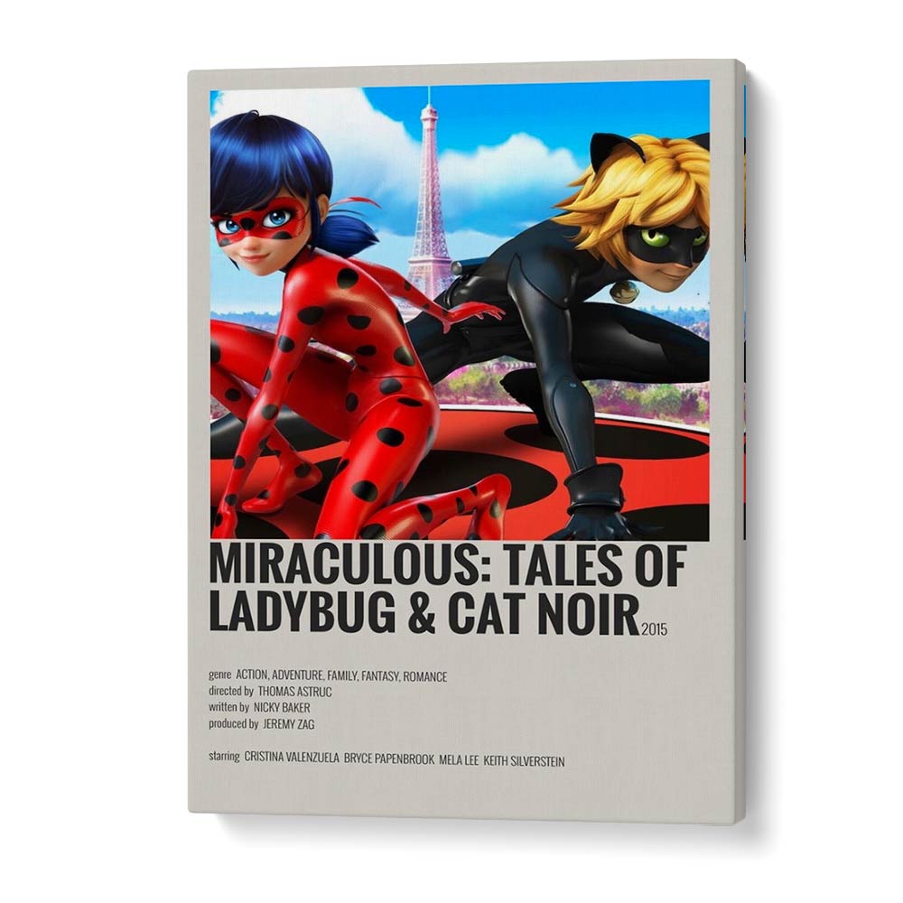 Miraculous tales Of Ladybug Cat Noir Movie Posters in Gallery Wrap