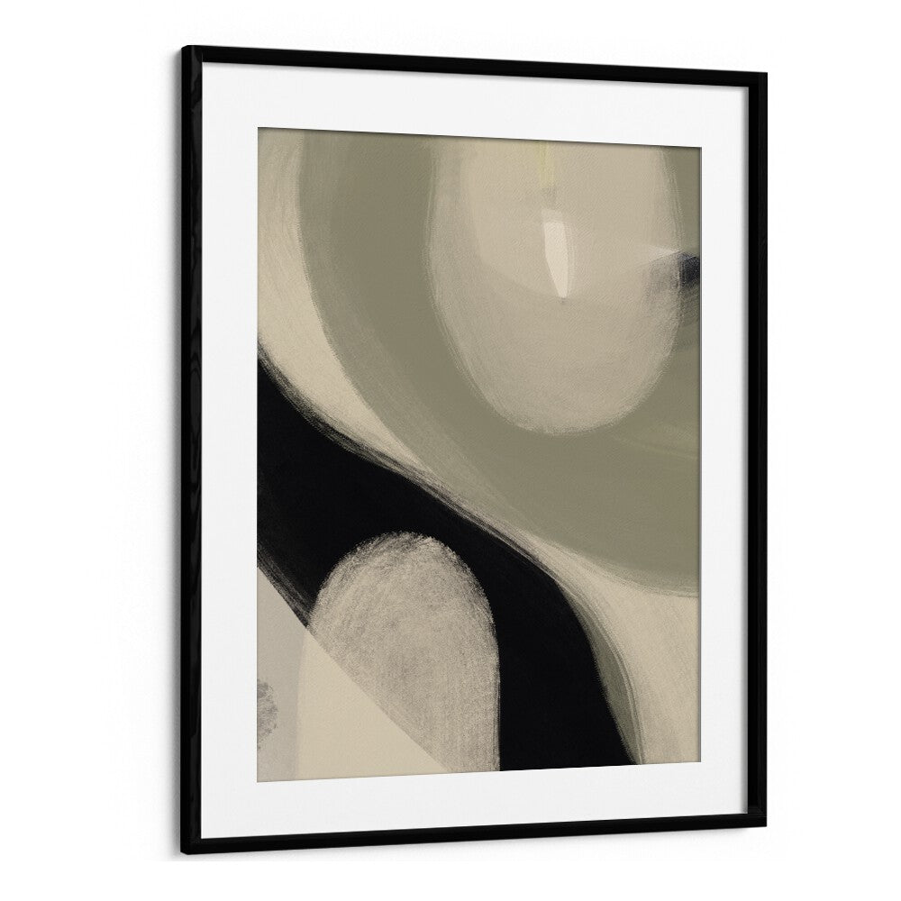 Modern Abstract I by Yopie Studio Abstract Paintings Abstract Art Prints in Black Frame With Mount