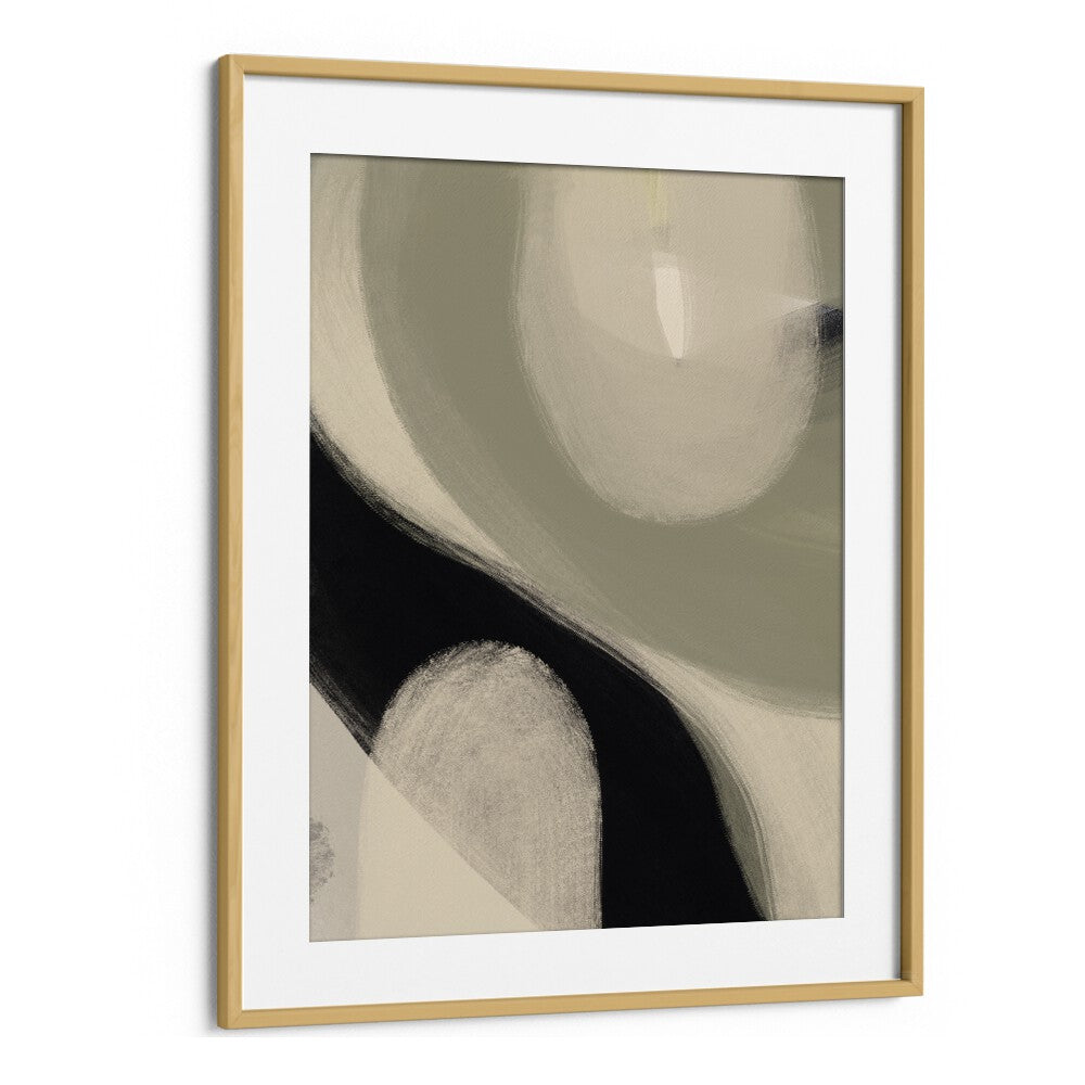 Modern Abstract I by Yopie Studio Abstract Paintings Abstract Art Prints in Oak Wood Frame With Mount