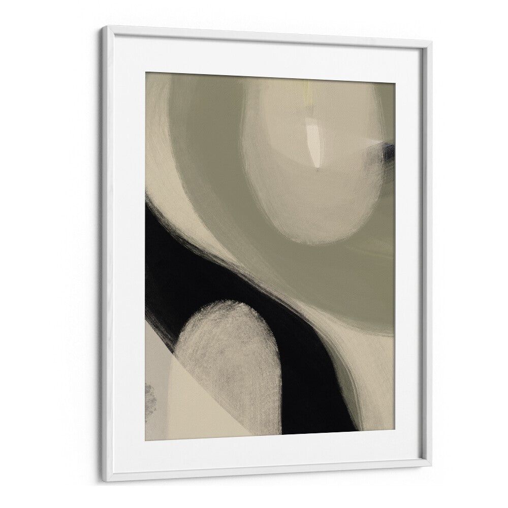 Modern Abstract I by Yopie Studio Abstract Paintings Abstract Art Prints in White Frame With Mount