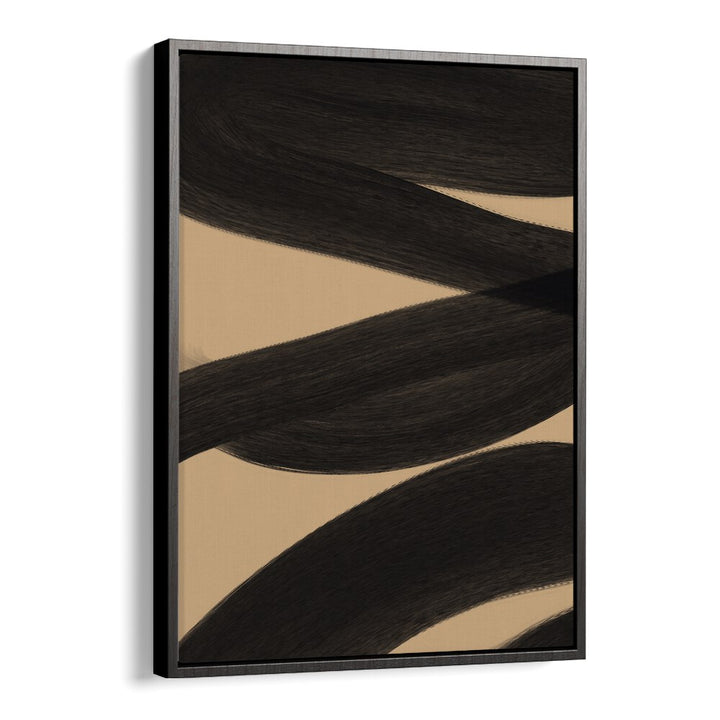 Modern Abstract ii by Yopie Studio Abstract Paintings Abstract Art Prints in Black Floater Frame