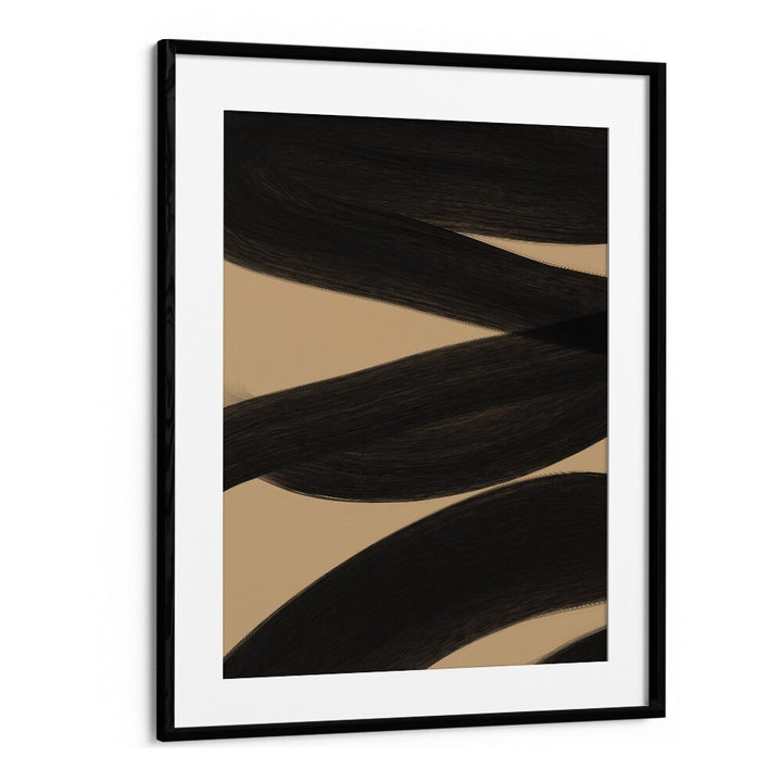 Modern Abstract ii by Yopie Studio Abstract Paintings Abstract Art Prints in Black Frame With Mount