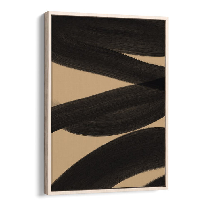 Modern Abstract ii by Yopie Studio Abstract Paintings Abstract Art Prints in Oak Wood Floater Frame