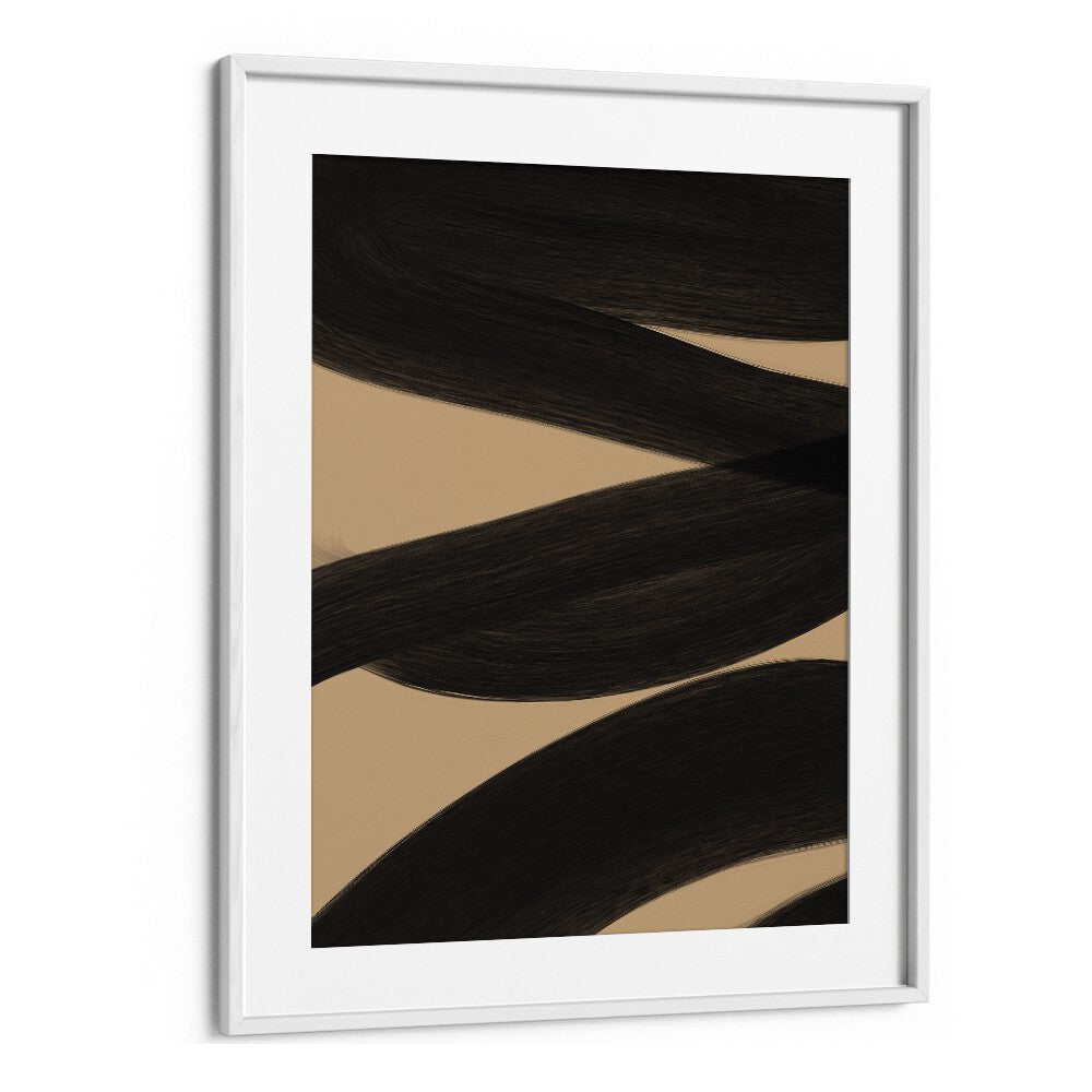 Modern Abstract ii by Yopie Studio Abstract Paintings Abstract Art Prints in White Frame With Mount