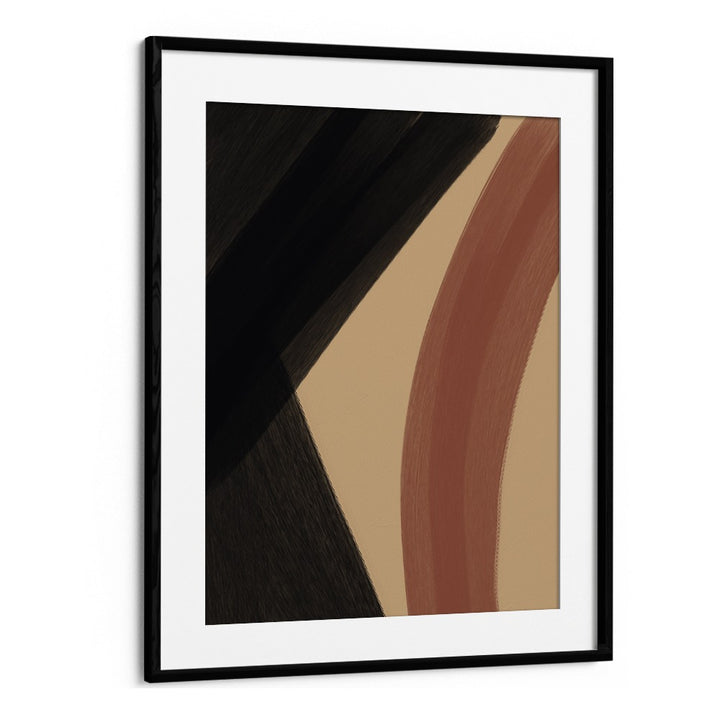 Modern Abstract iii by Yopie Studio Abstract Paintings Abstract Art Prints in Black Frame With Mount