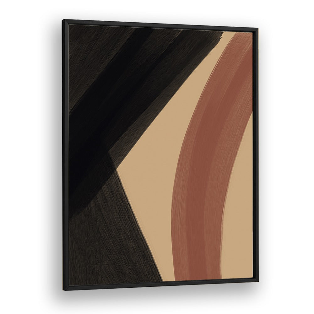 Modern Abstract iii by Yopie Studio Abstract Paintings Abstract Art Prints in Black Plain Frame