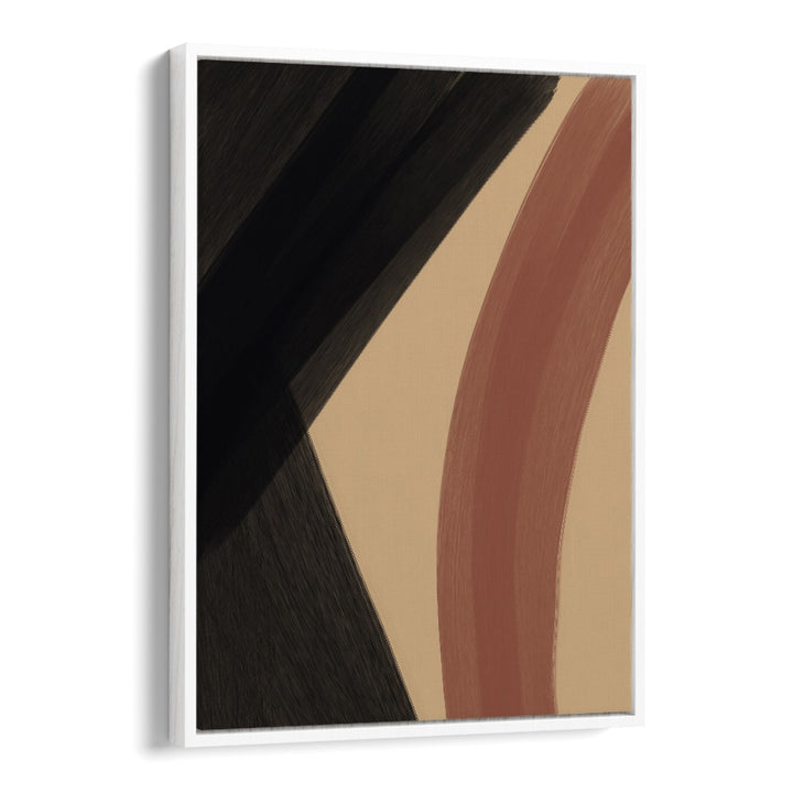 Modern Abstract iii by Yopie Studio Abstract Paintings Abstract Art Prints in White Floater Frame