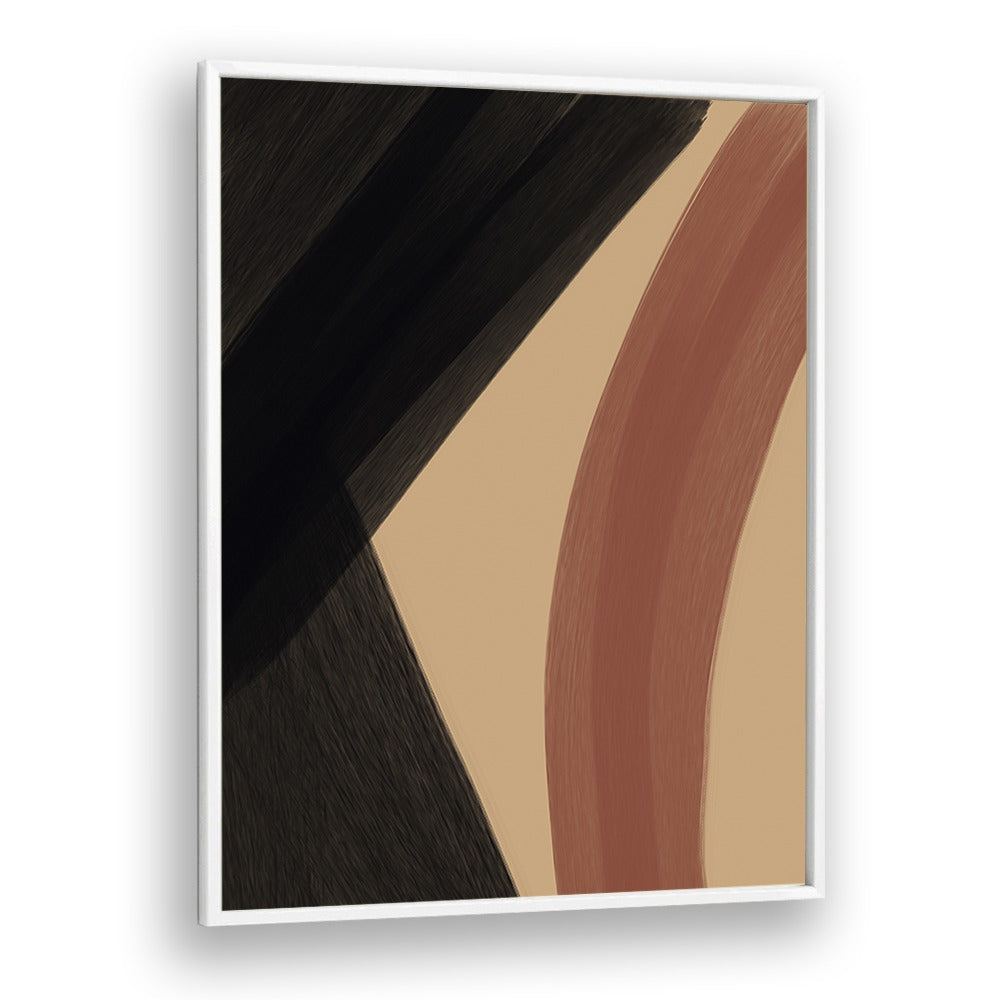 Modern Abstract iii by Yopie Studio Abstract Paintings Abstract Art Prints in White Plain Frame