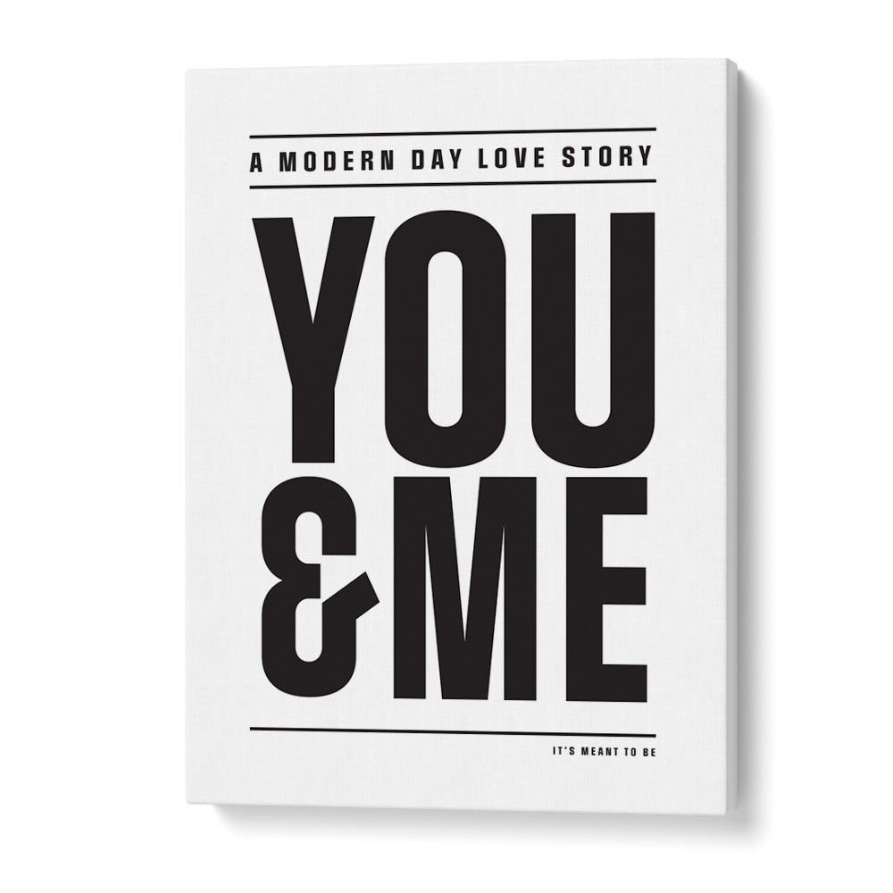 Modern Day Love Story By Frankie Kerr-dineen Quotes Posters Wall Art Prints in Gallery Wrap