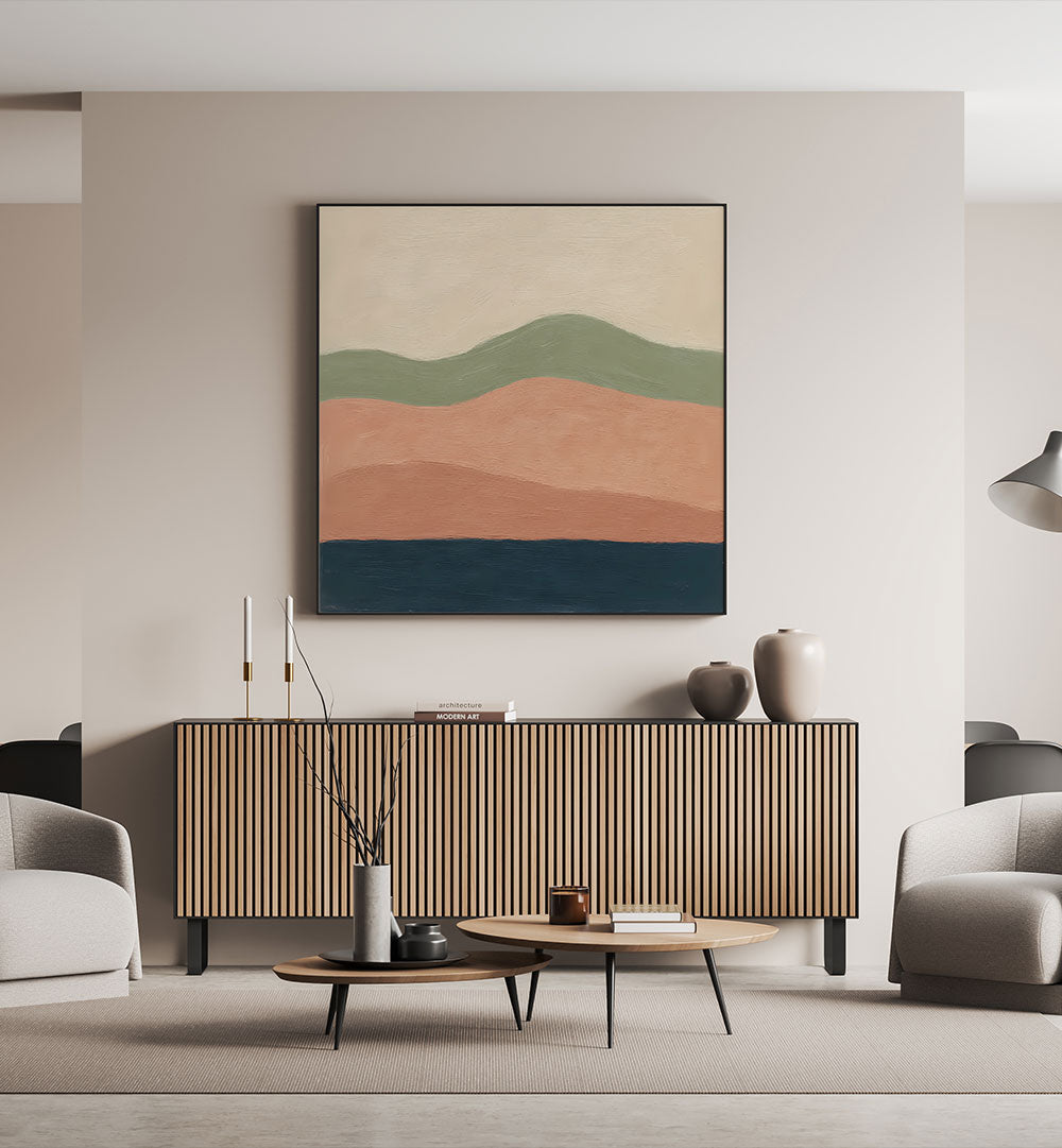 MODERN LANDSCAPE I , ABSTRACT PAINTINGS