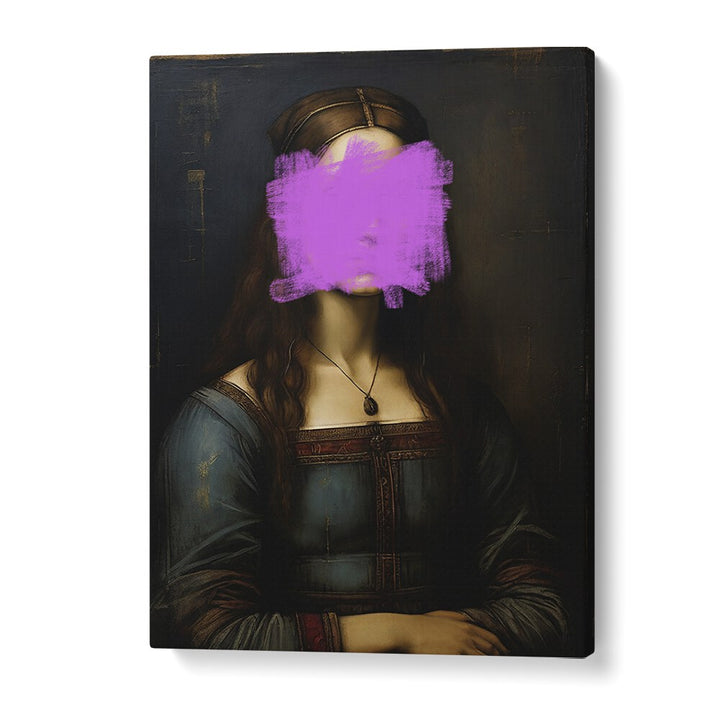 Modern Mona Lisa by the Art Concept Altered Art Prints in Gallery Wrap