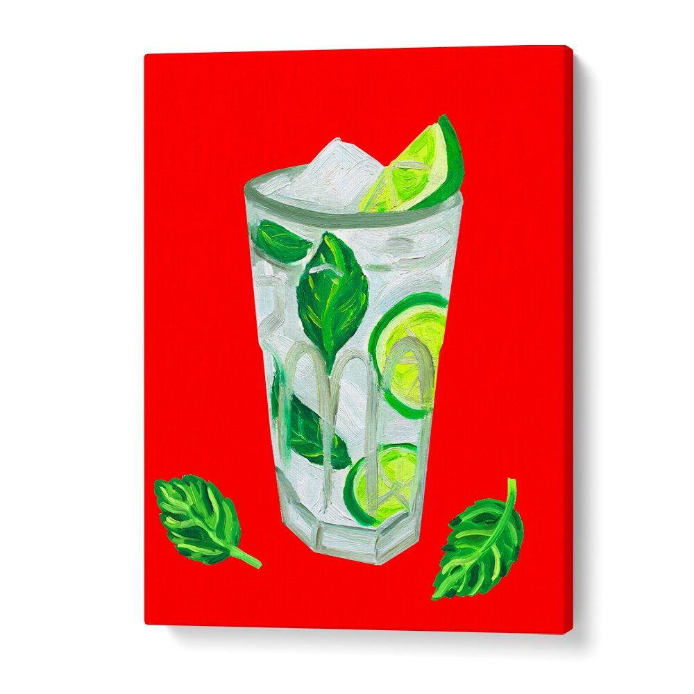 Mojito Extra Mint by Alice Straker Bar Posters Bar Art Prints in Gallery Wrap