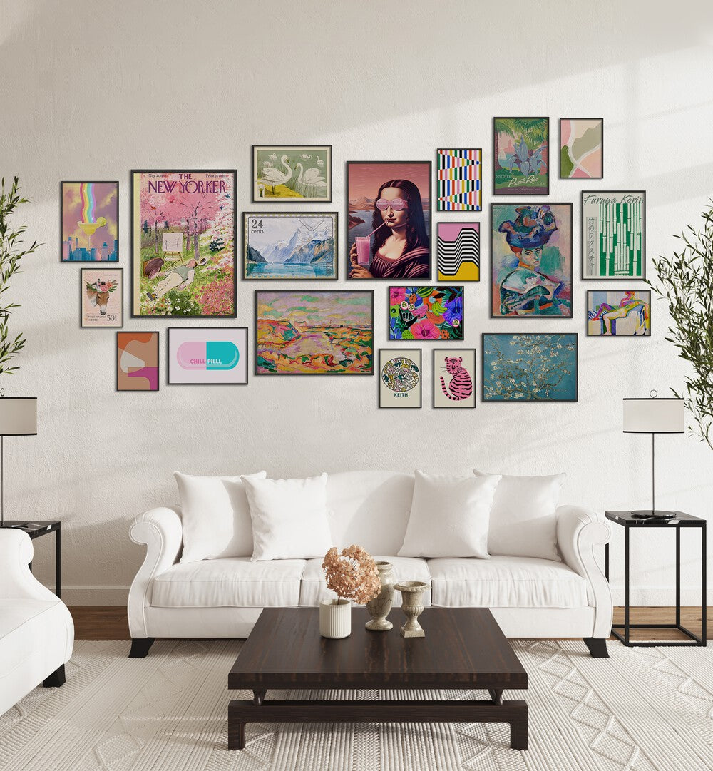 MONA LISA POP ART GALLERY WALL