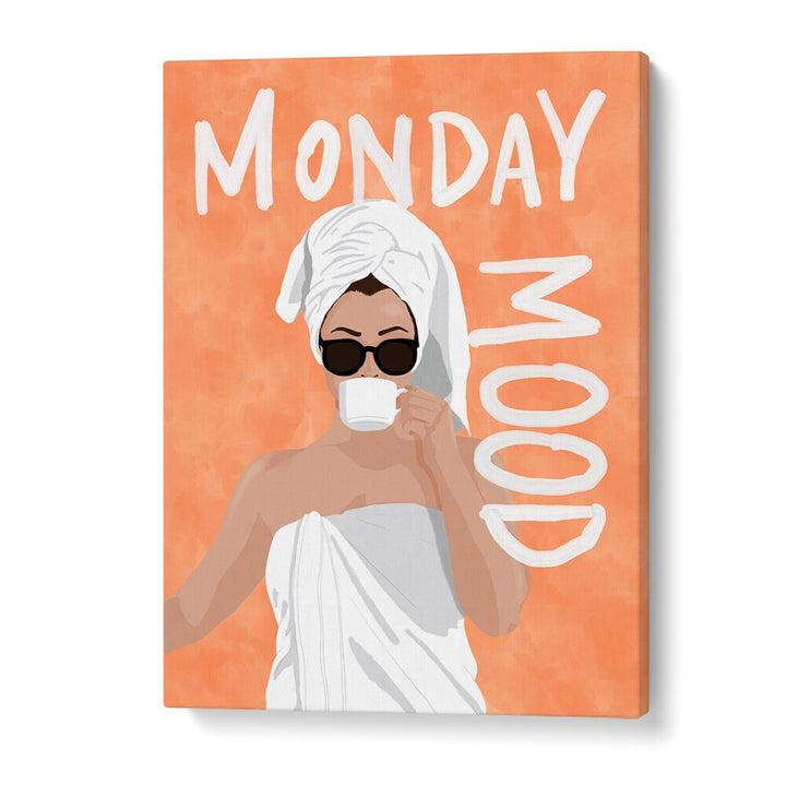 Monday Mood Portraits And Figurative Illustrations in Gallery Wrap