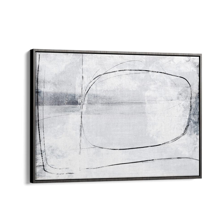 Mood By Dan Hobday Abstract Art Abstract Paintings in Black Floater Frame