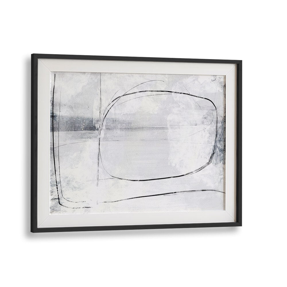 Mood By Dan Hobday Abstract Art Abstract Paintings in Black Frame With Mount