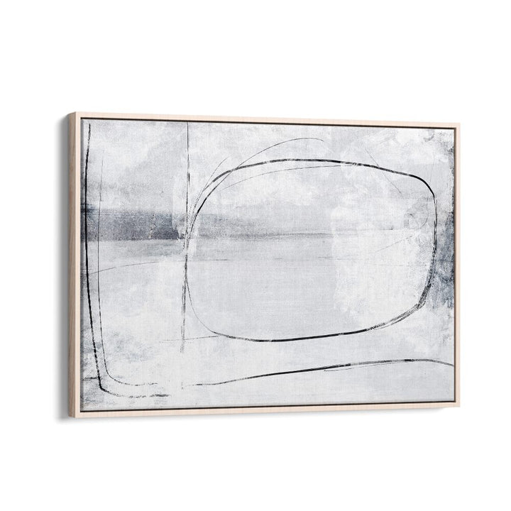 Mood By Dan Hobday Abstract Art Abstract Paintings in Oak Wood Floater Frame