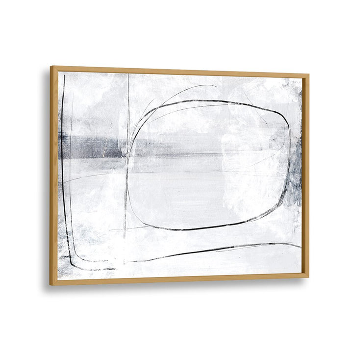 Mood By Dan Hobday Abstract Art Abstract Paintings in Oak Wood Plain Frame