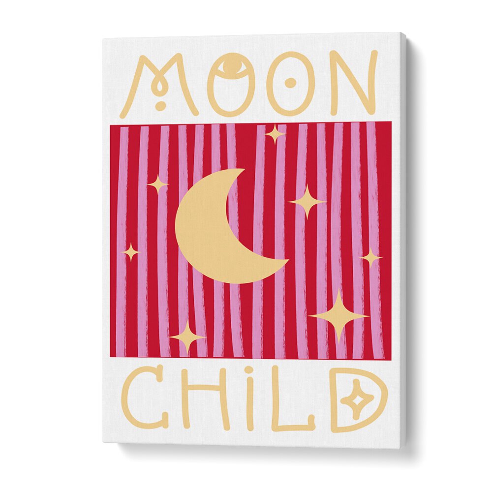 Moon Child  Kids Paintings in Gallery Wrap