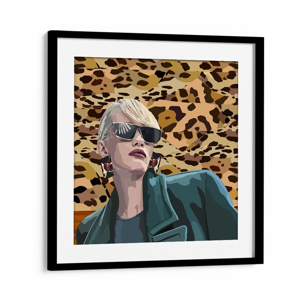 More Self By Lynnda Rakos Pop Art Paintings Pop Art Prints in Black Frame With Mount