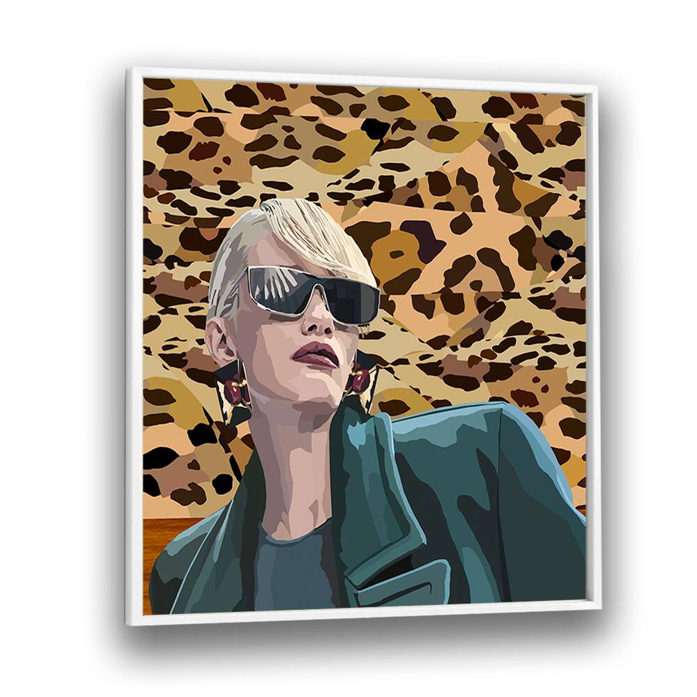 More Self By Lynnda Rakos Pop Art Paintings Pop Art Prints in White Plain Frame
