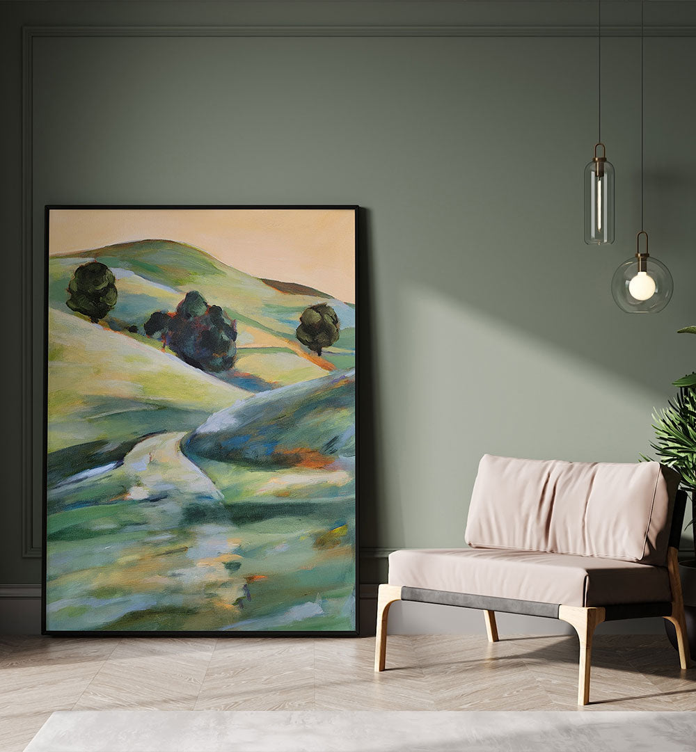 MORNING LIGHT , LANDSCAPE PAINTINGS