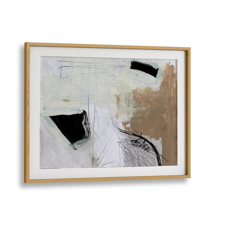 Motion By Dan Hobday Abstract Art Abstract Paintings in Oak Wood Frame With Mount