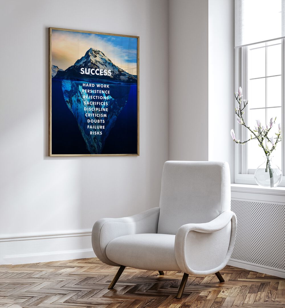Transform your space with MOUNTAIN OF SUCCESS II, QUOTES & TYPOGRAPHY POSTERS, inspiring your journey to success.