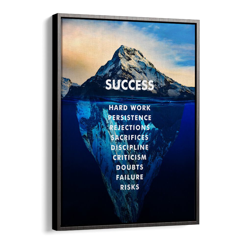 Transform your space with MOUNTAIN OF SUCCESS II, QUOTES poster featuring inspiring success concepts.