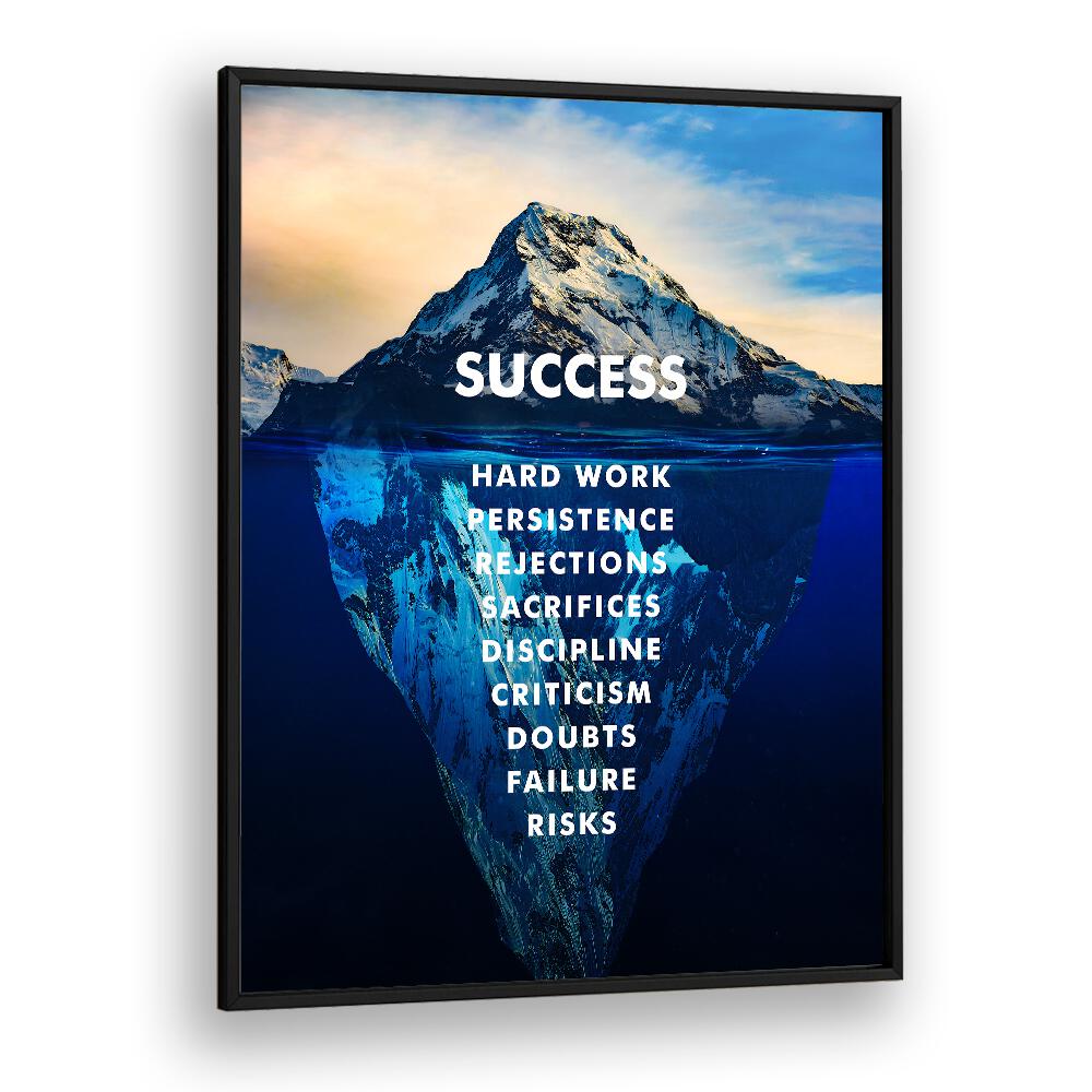 Transform your space with MOUNTAIN OF SUCCESS II, QUOTES typography poster, inspiring daily motivation and potential.