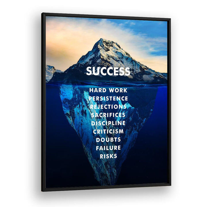 Transform your space with MOUNTAIN OF SUCCESS II, QUOTES typography poster, inspiring daily motivation and potential.