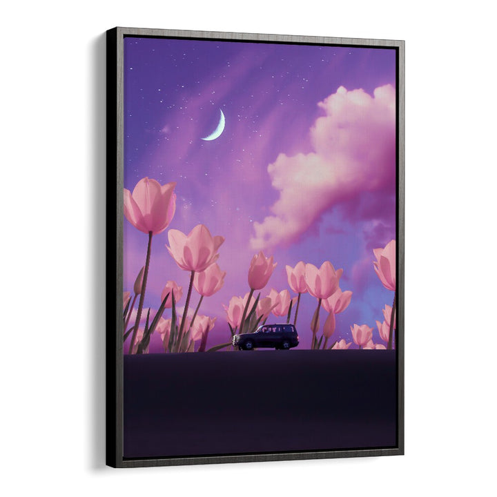 Mystical Journey by Ritvik Takkar Surrealism in Black Floater Frame