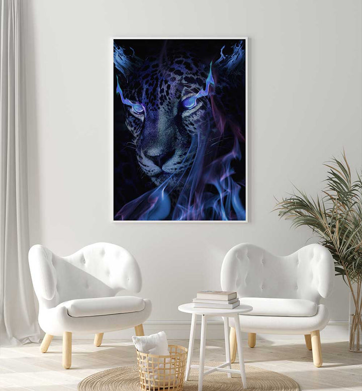 MYSTICAL TIGER DARKNESS , SURREAL ART PRINTS